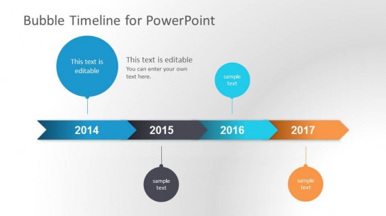 Bubble Timeline PowerPoint Template