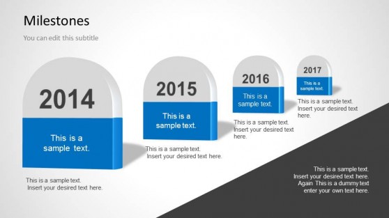 Milestones Template for PowerPoint