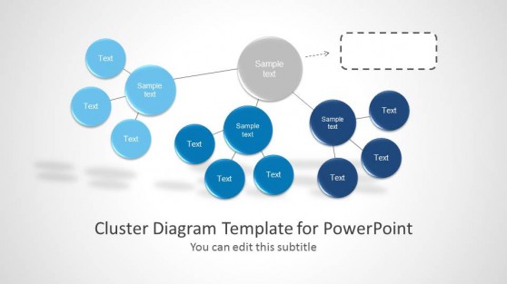 Cluster Diagram Template for PowerPoint