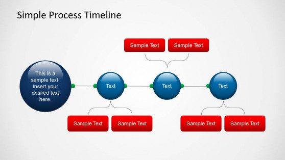 Simple Process Timeline Template for PowerPoint
