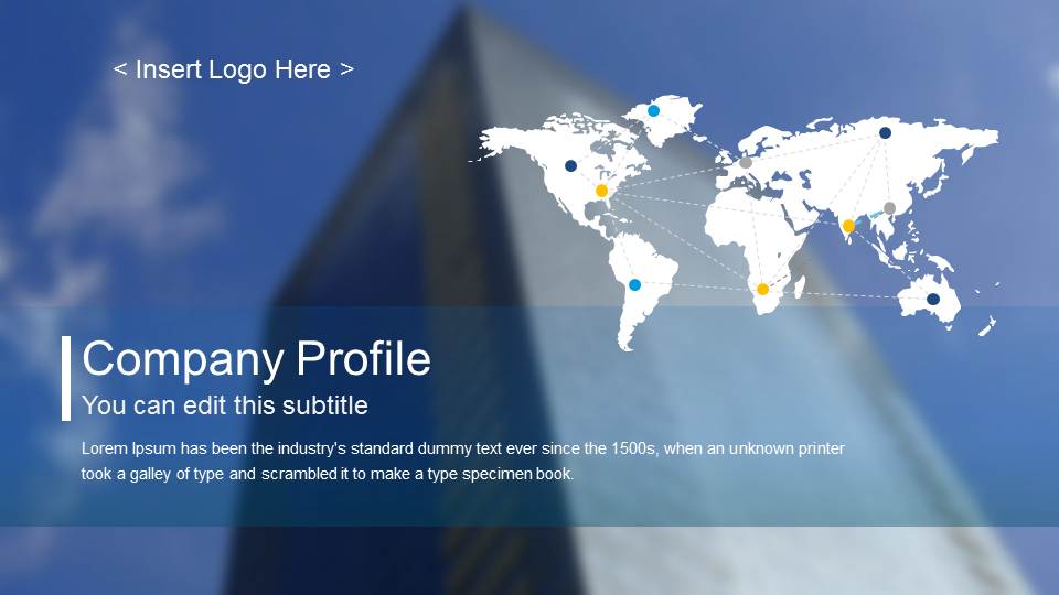 Company Profile Slide Design for PowerPoint