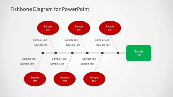 Simple Fishbone Diagram for PowerPoint