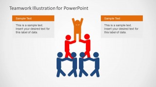 Team Work Pyramid PowerPoint Slide Design