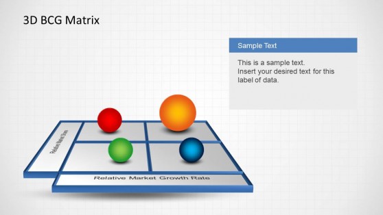 3D BCG Matrix for PowerPoint
