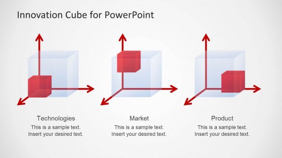 Strategic Innovation Cube Template for PowerPoint