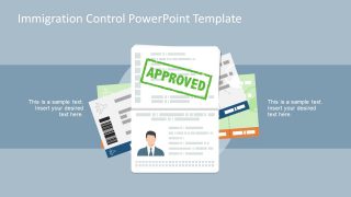 Approved Documents and Passport for Boarding