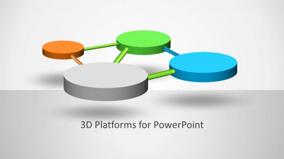 3D Circular Platforms for PowerPoint